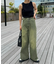 【新色追加】【UNISEX】オーバーダイワイドデニムパンツ