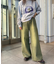 【新色追加】【UNISEX】オーバーダイワイドデニムパンツ