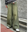 【新色追加】【UNISEX】オーバーダイワイドデニムパンツ