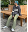 【新色追加】【UNISEX】オーバーダイワイドデニムパンツ