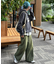 【新色追加】【UNISEX】オーバーダイワイドデニムパンツ