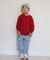 【親子でお揃い】【KIDS】スウェットライクニット