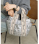 新色登場！！【MumME】ジャガードテープキルティングスクエアトートBAG