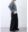 【WEB限定】バックスリットメランジカラーニット