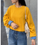 【洗えるニット】ユニセックスビックシルエットロンTeeライクニット