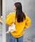 【洗えるニット】ユニセックスビックシルエットロンTeeライクニット