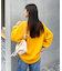 【洗えるニット】ユニセックスビックシルエットロンTeeライクニット