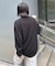 【洗えるニット】ユニセックスビックシルエットロンTeeライクニット