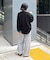 【洗えるニット】ユニセックスビックシルエットロンTeeライクニット