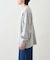 【洗えるニット】ユニセックスビックシルエットロンTeeライクニット
