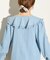 【HELLO.SANFRANCISCO】ラッフルカラーデニムブラウス