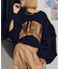 【etsinta】リメイクフリルオーバースウェット