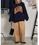 【etsinta】リメイクフリルオーバースウェット