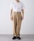 ポンチテーパードスラックスパンツ