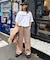 【SOUNDS GOOOOD】デニムフリンジワイドパンツ