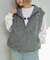 【UNISEX】総柄フードベスト