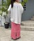 シアースラブワンポイント刺繍オーバーTee