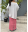 シアースラブワンポイント刺繍オーバーTee