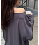 シアースラブワンポイント刺繍オーバーTee