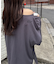 シアースラブワンポイント刺繍オーバーTee
