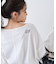 シアースラブワンポイント刺繍オーバーTee