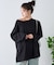 シアースラブワンポイント刺繍オーバーTee