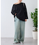 シアースラブワンポイント刺繍オーバーTee