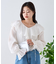 【India】2WAYラッフルシアーブラウス