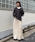 サテンスカート