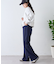 【マイナス3キロ見え/低身長・高身長対応サイズ展開】すっきりシルエットリブパンツ