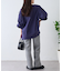【マイナス3キロ見え/低身長・高身長対応サイズ展開】すっきりシルエットリブパンツ