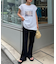 【マイナス3キロ見え/低身長・高身長対応サイズ展開】すっきりシルエットリブパンツ