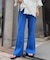 【マイナス3キロ見え/低身長・高身長対応サイズ展開】すっきりシルエットリブパンツ