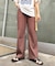 【マイナス3キロ見え/低身長・高身長対応サイズ展開】すっきりシルエットリブパンツ