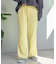 【マイナス3キロ見え/低身長・高身長対応サイズ展開】すっきりシルエットリブパンツ