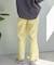【マイナス3キロ見え/低身長・高身長対応サイズ展開】すっきりシルエットリブパンツ