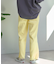 【マイナス3キロ見え/低身長・高身長対応サイズ展開】すっきりシルエットリブパンツ