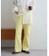 【マイナス3キロ見え/低身長・高身長対応サイズ展開】すっきりシルエットリブパンツ