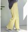 【マイナス3キロ見え/低身長・高身長対応サイズ展開】すっきりシルエットリブパンツ