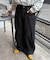 【UNISEX】タックデザインワイドデニム