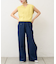 【UNISEX】タックデザインワイドデニム