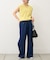【UNISEX】タックデザインワイドデニム