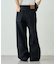 【UNISEX】タックデザインワイドデニム