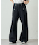 【UNISEX】タックデザインワイドデニム