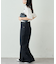 【UNISEX】タックデザインワイドデニム