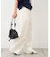【UNISEX】タックデザインワイドデニム