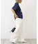 【UNISEX】タックデザインワイドデニム