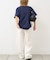 【UNISEX】タックデザインワイドデニム