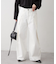 【UNISEX】タックデザインワイドデニム