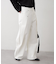 【UNISEX】タックデザインワイドデニム